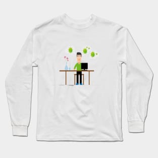 Working Remotely Long Sleeve T-Shirt